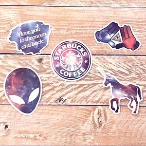 🛸5 Far Out Stickers🛸